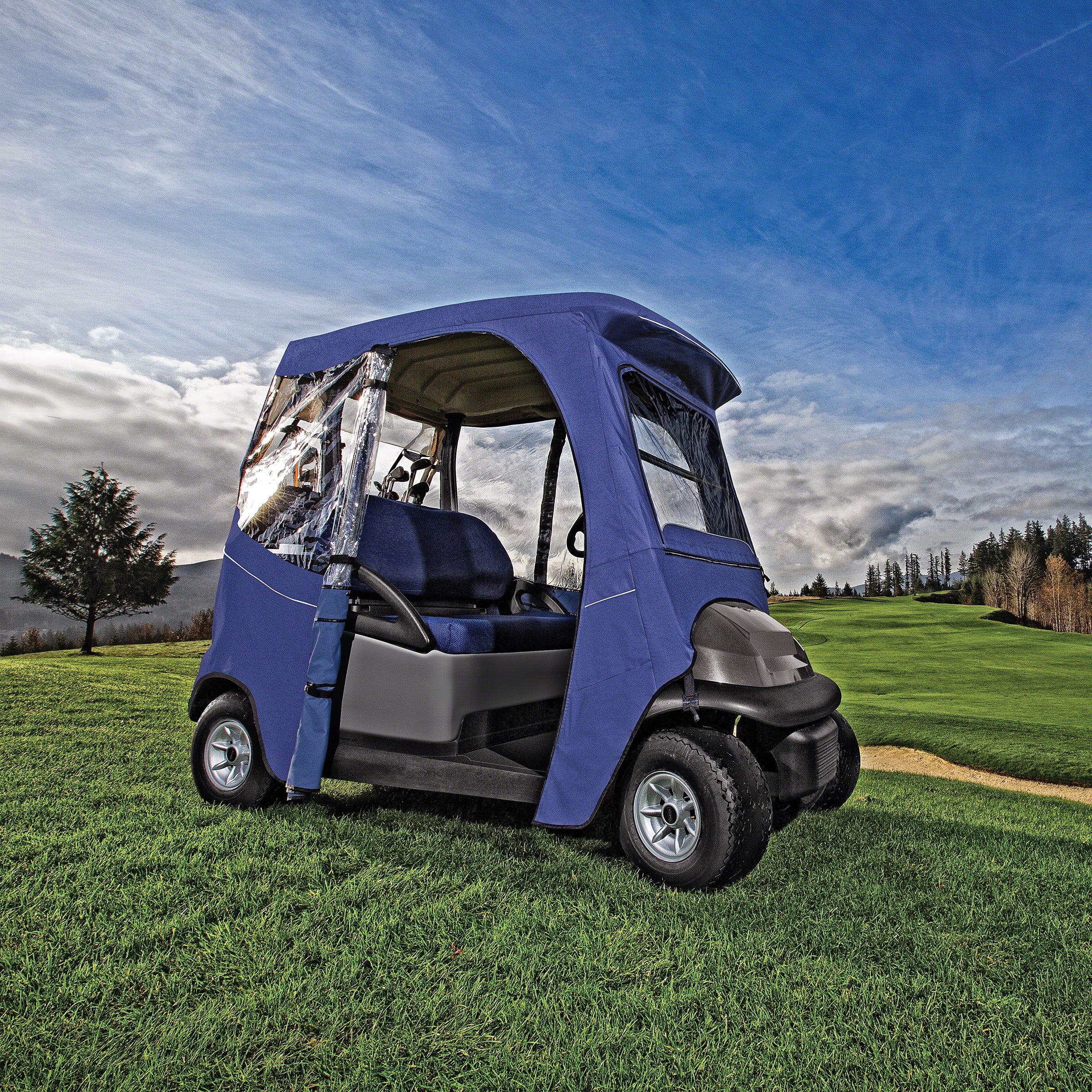 Khaki Golf Cart Enclosure I4122