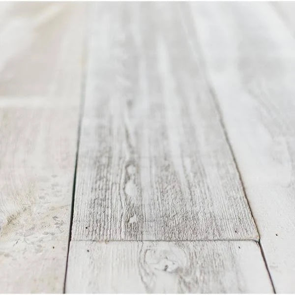 1 in. x 4 in. x 6 ft. Barn Wood Pine Board White Wash (6 per Box) K93465