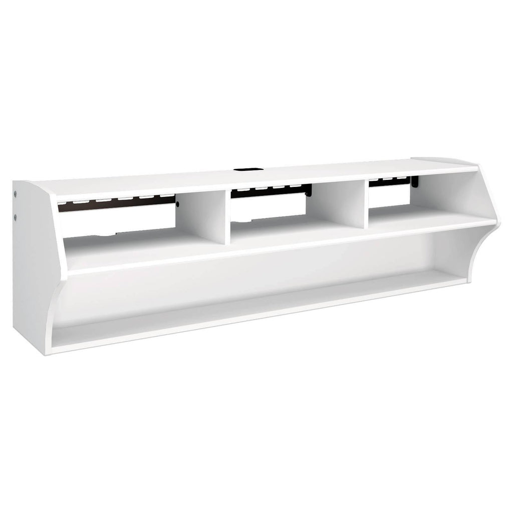 White Floating TV Stand V972
