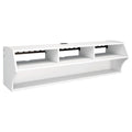 White Floating TV Stand V972
