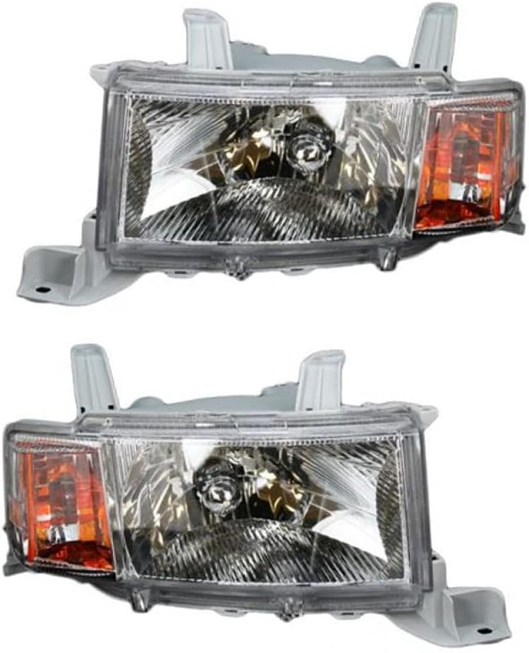 Headlight Assembly Pair with Bulbs A2421