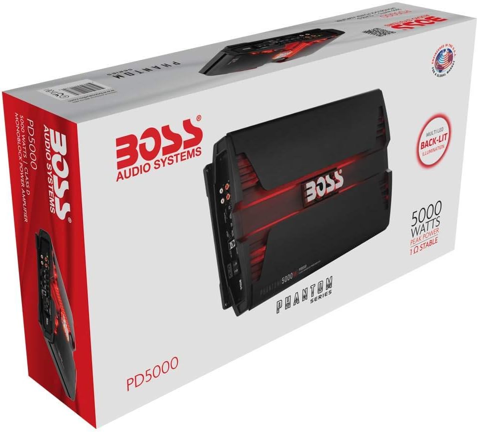 5000W Mono Car Audio Amplifier (2 Pack) B378