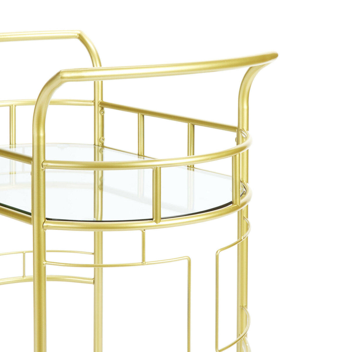 Gold 2-Tier Bar Cart T829452