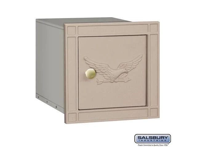Green Cast Aluminum Column Mailbox T8120