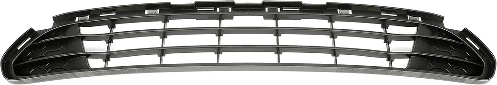 Black Front Bumper Cover Grille Molding Pack of 2 W84567