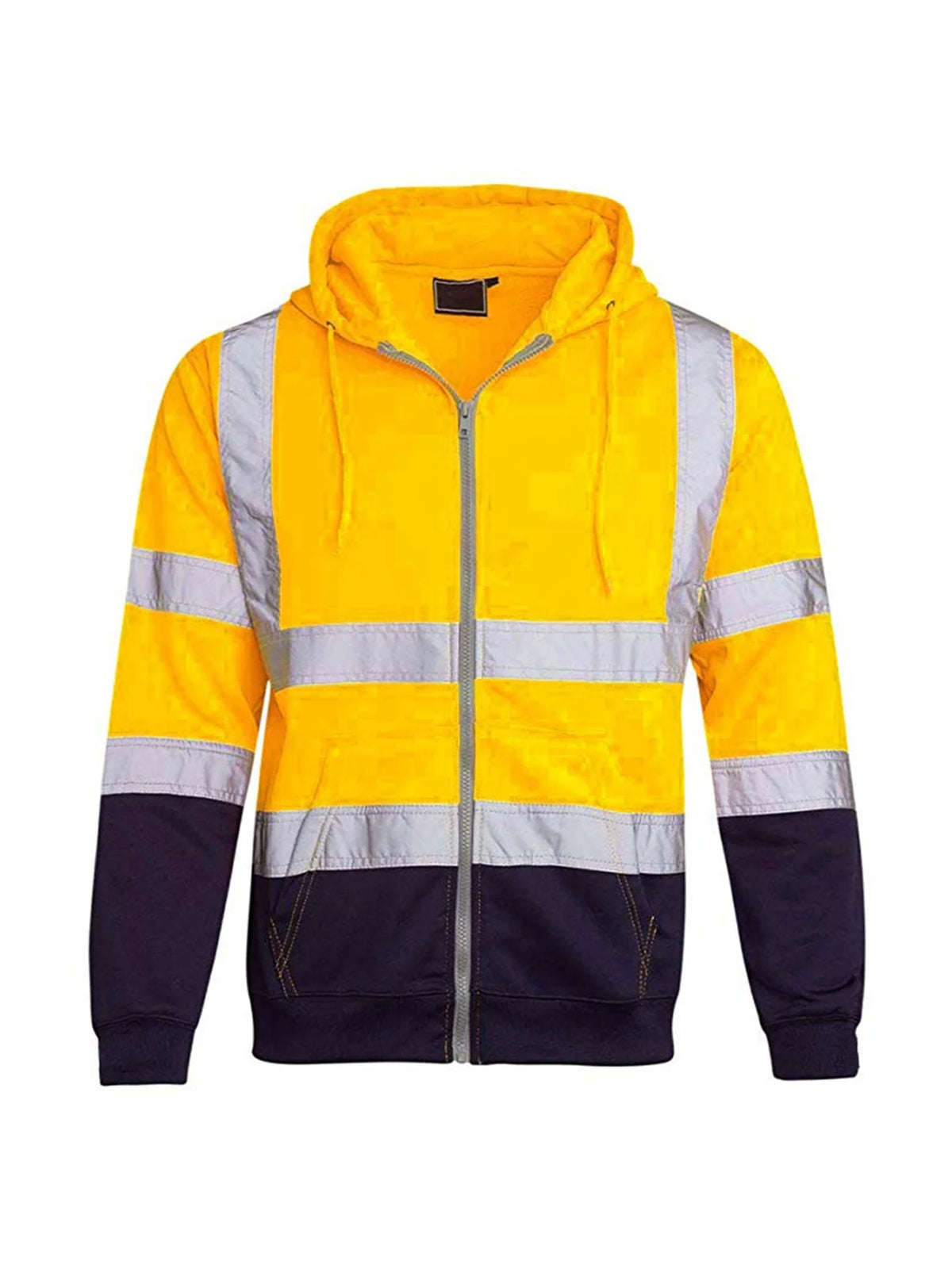 High Visibility Reflective Full Zip Hooded Sweatshirt R157