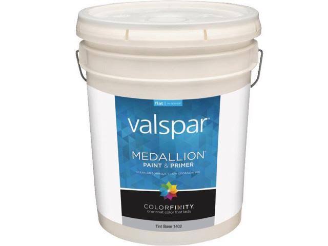 Interior Latex Wall Paint, Flat, 5 Gal Pail G360