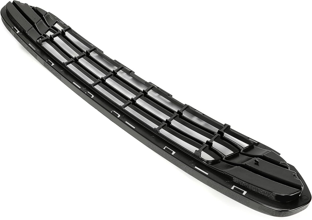 Black Front Bumper Cover Grille Molding Pack of 2 W84567