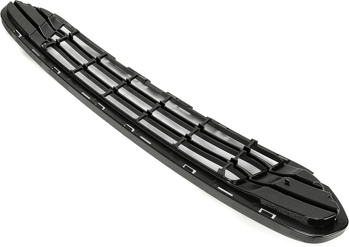 Black Front Bumper Cover Grille Molding Pack of 2 W84567