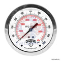 4in Dial Back Mount Pressure Gauge X6503