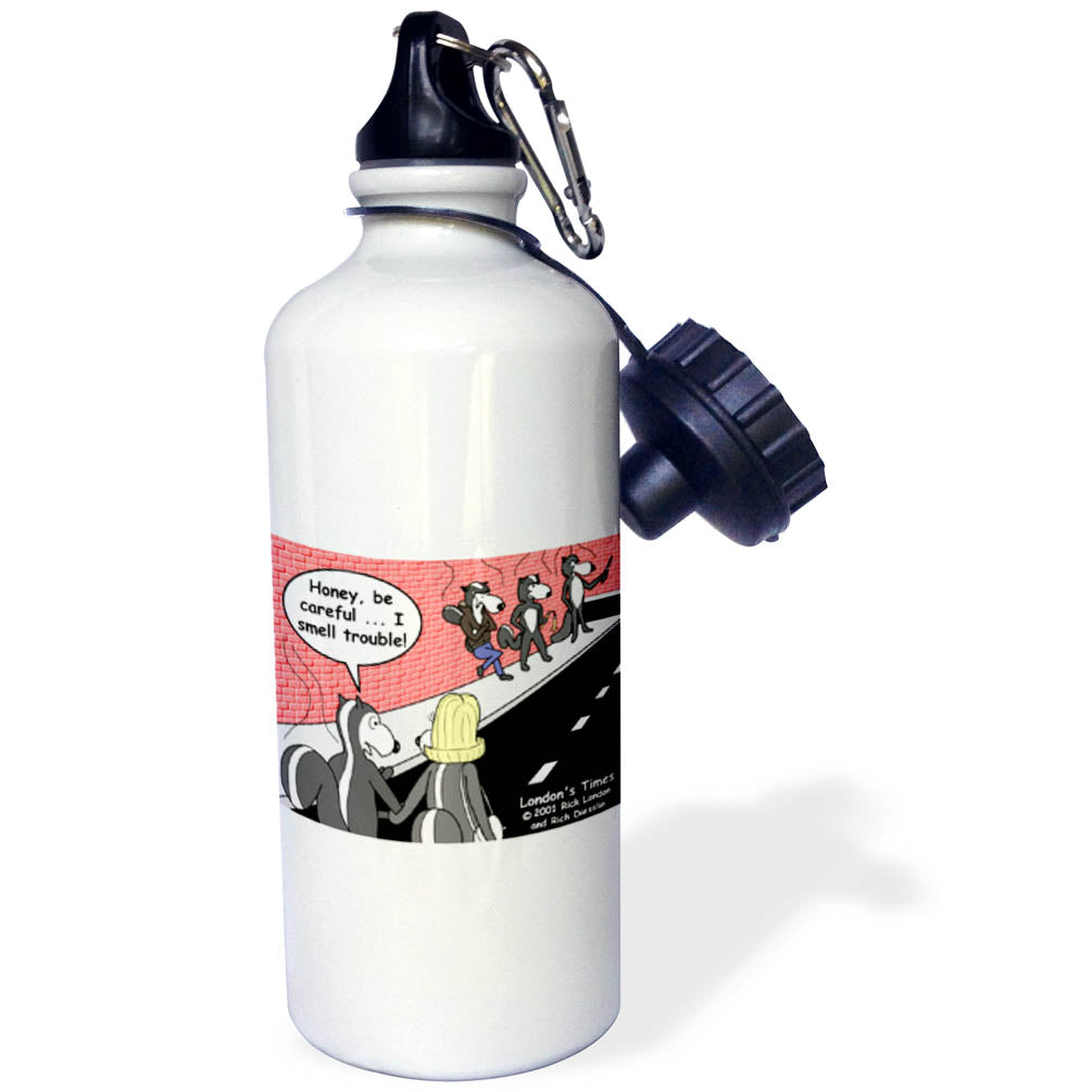 Skunk Trouble Sports Water Bottle, 21oz F281