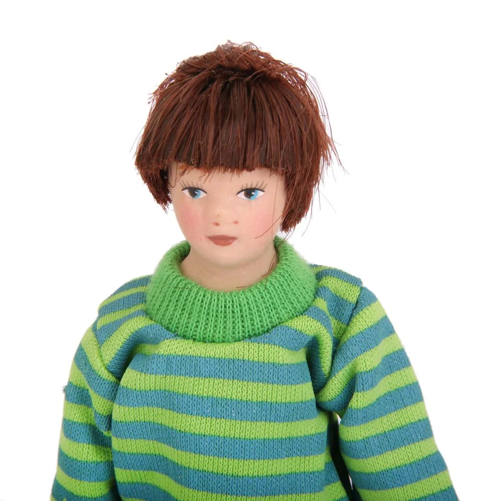 Porcelain Doll People Model with Display Stand S489873