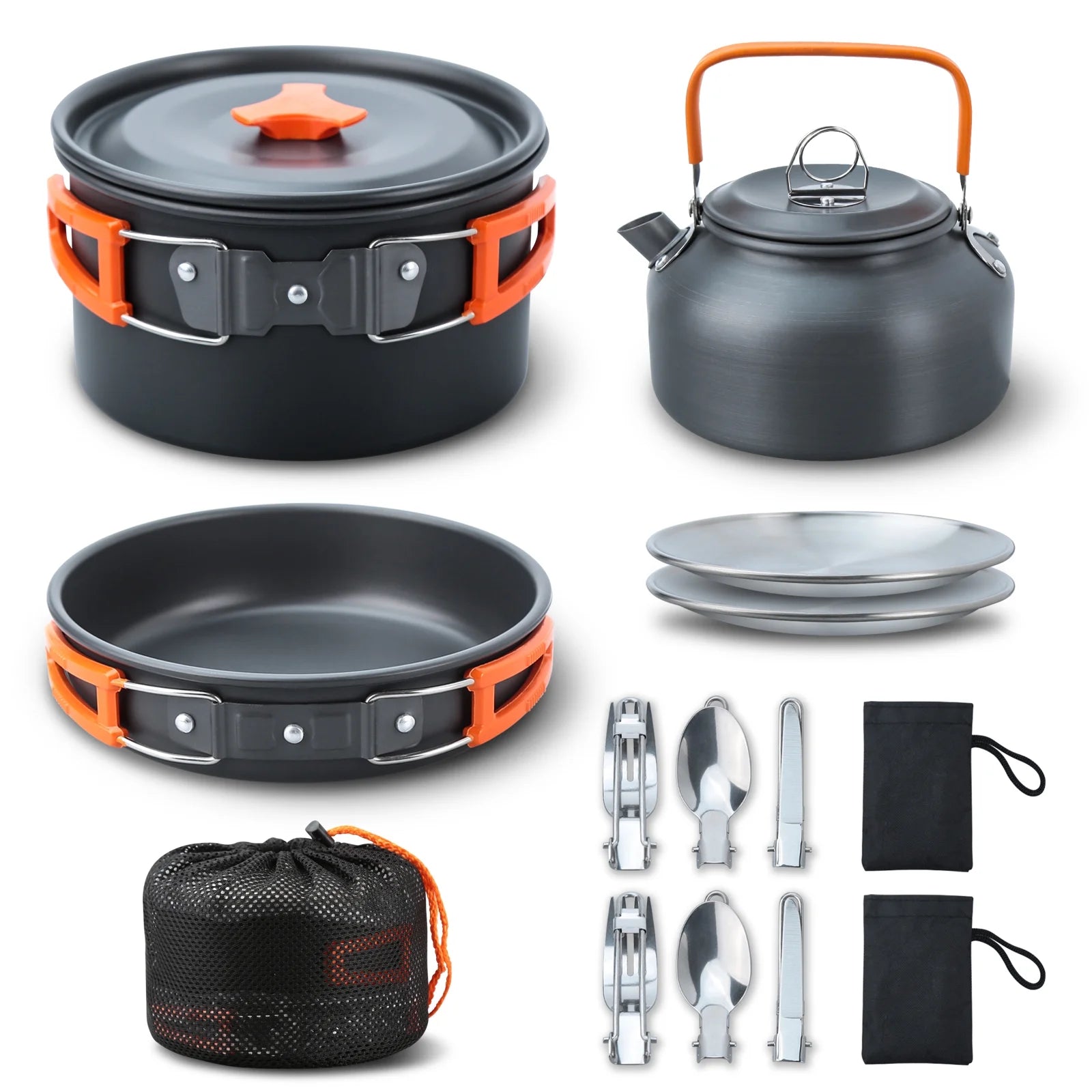 16pcs Camping Cookware Set V336