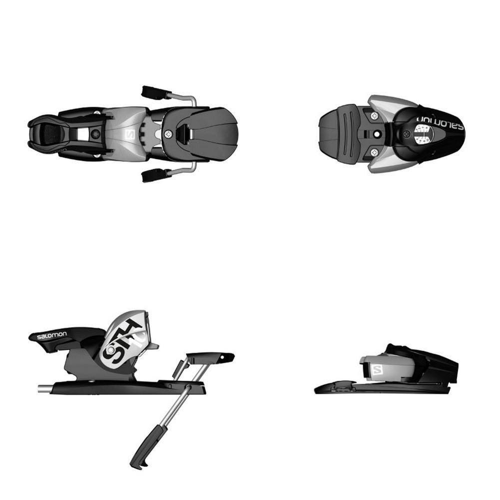 Silver/Black Ski Bindings 90mm J7444