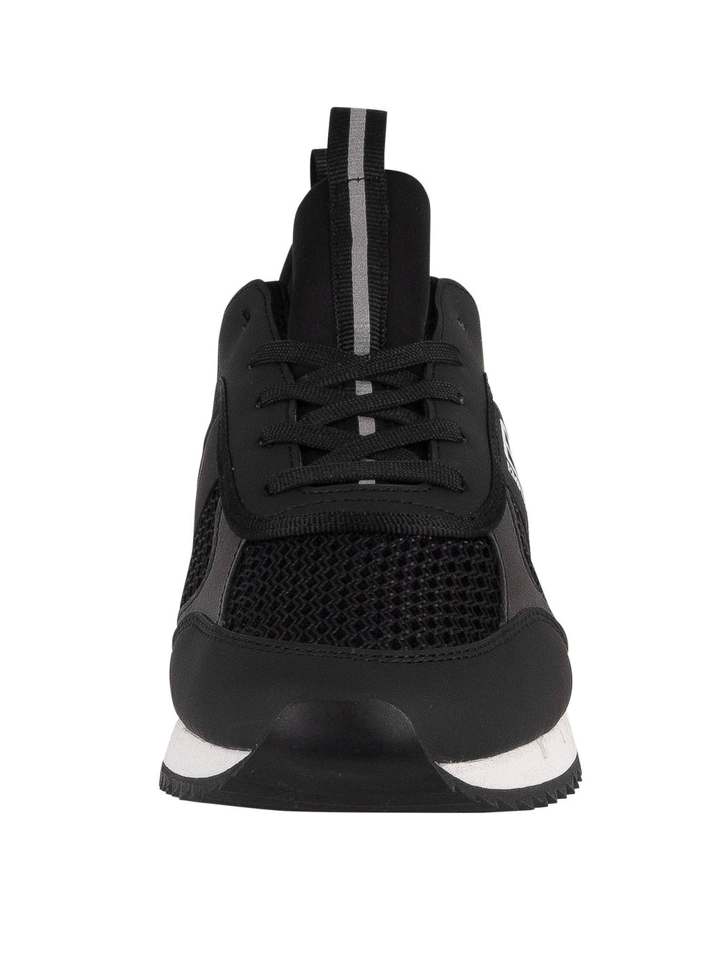 Black Woven Trainers B4655
