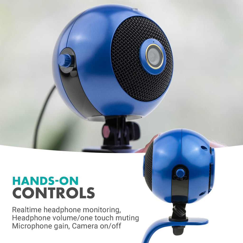 Webcam and Condenser Microphone in Royal Blue Q6741