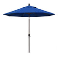 9 ft. Aluminum Push Button Tilt Market Umbrella Pacific Blue H702