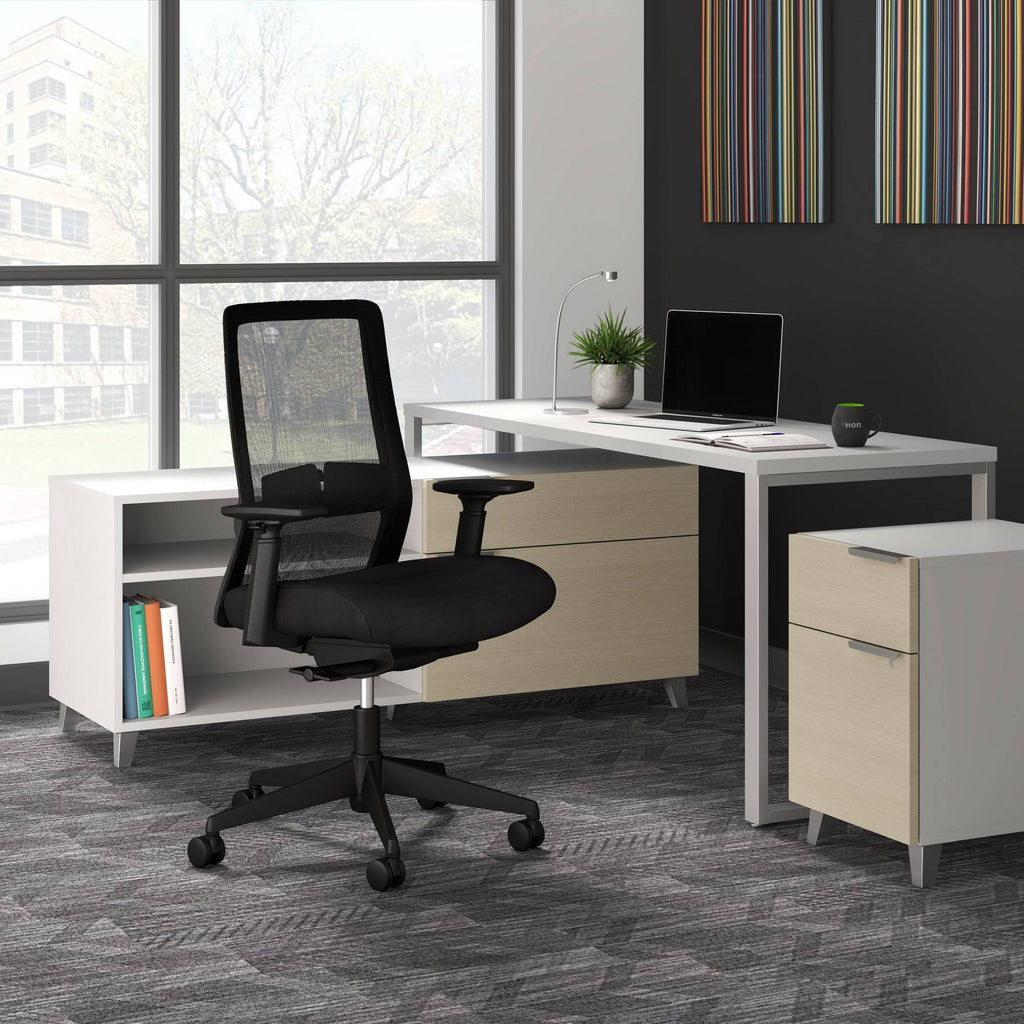Black Commercial-Grade Task Office Chair P735