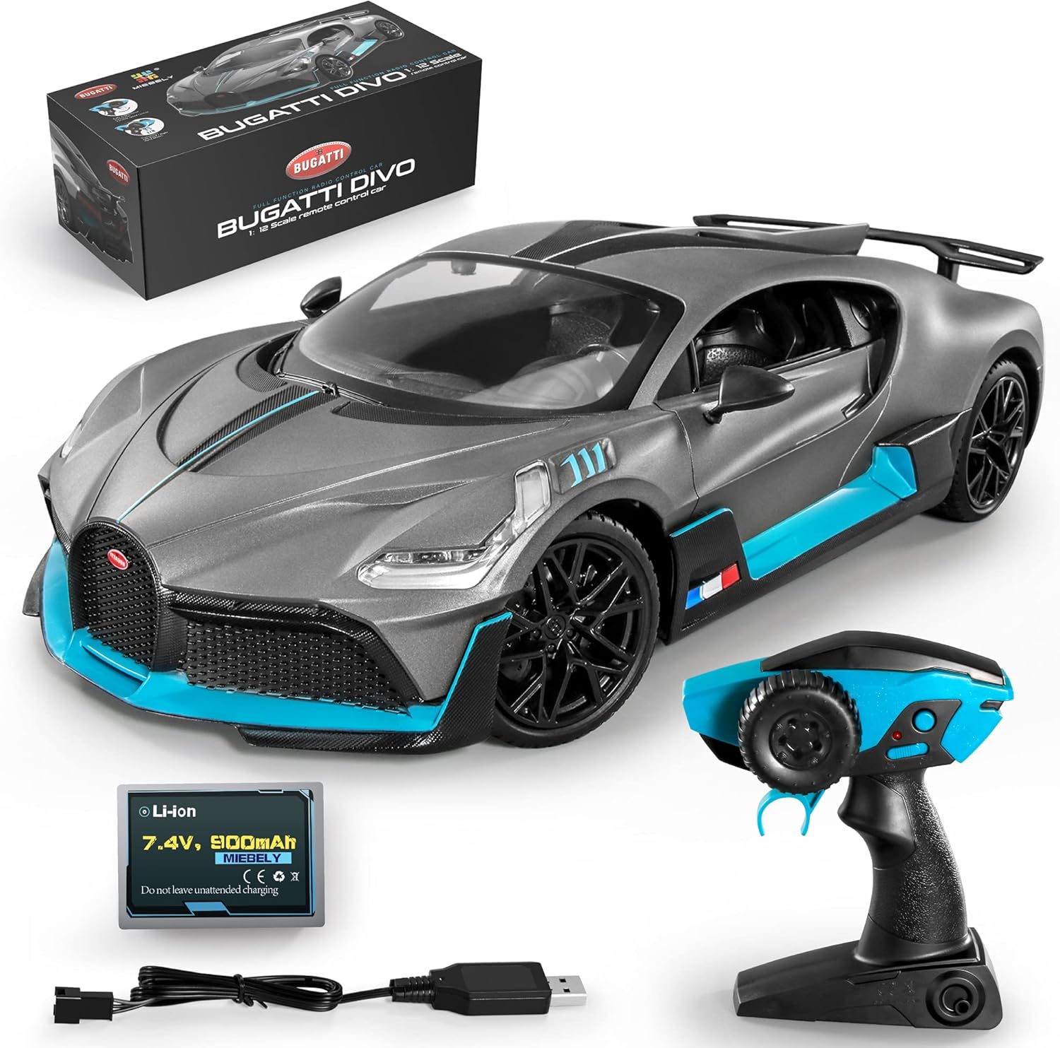 1/16 Scale Remote Control Car with Lights X887480