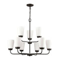 9-Light Candle Style Chandelier Oil Rubbed Bronze T7402