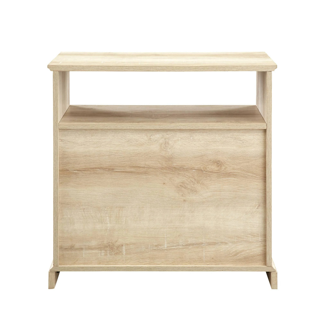 2 Drawer End Table White Oak P63228