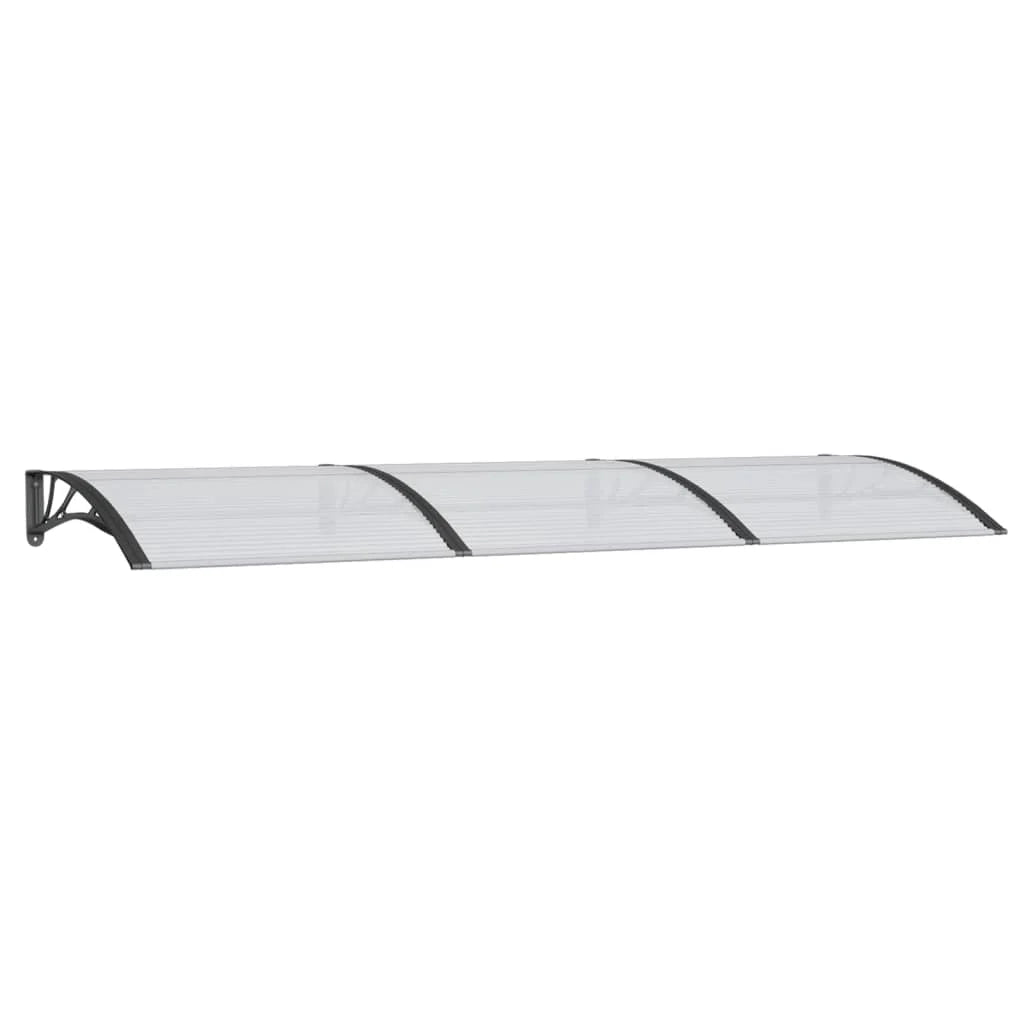 Black Polycarbonate Door Canopy N4677