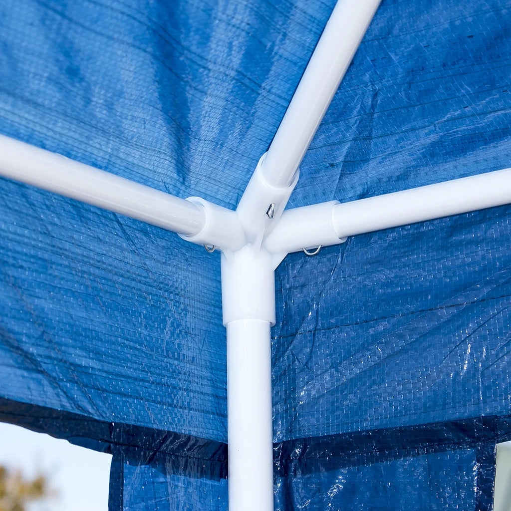 Blue Outdoor Canopy Tent Pop Up Gazebo L490970