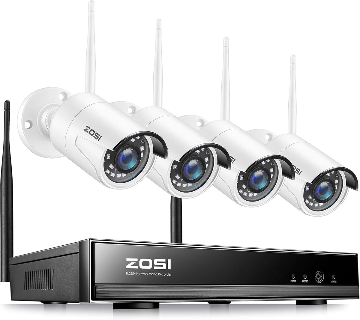 8CH 1080P Security Cameras System with 1TB Hard Drive and 4 Indoor Outdoor Cameras W6022