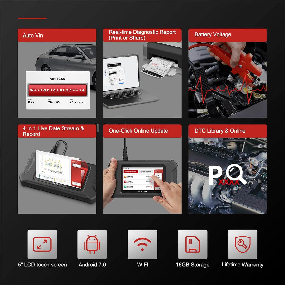 OBD2 Scanner CS99 Diagnostic Scan Tool X685916