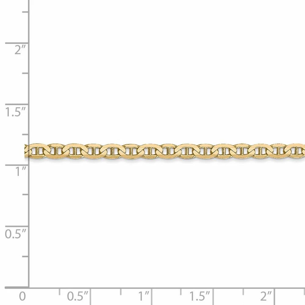 14kt Yellow Gold 22 inch Anchor Chain N95856