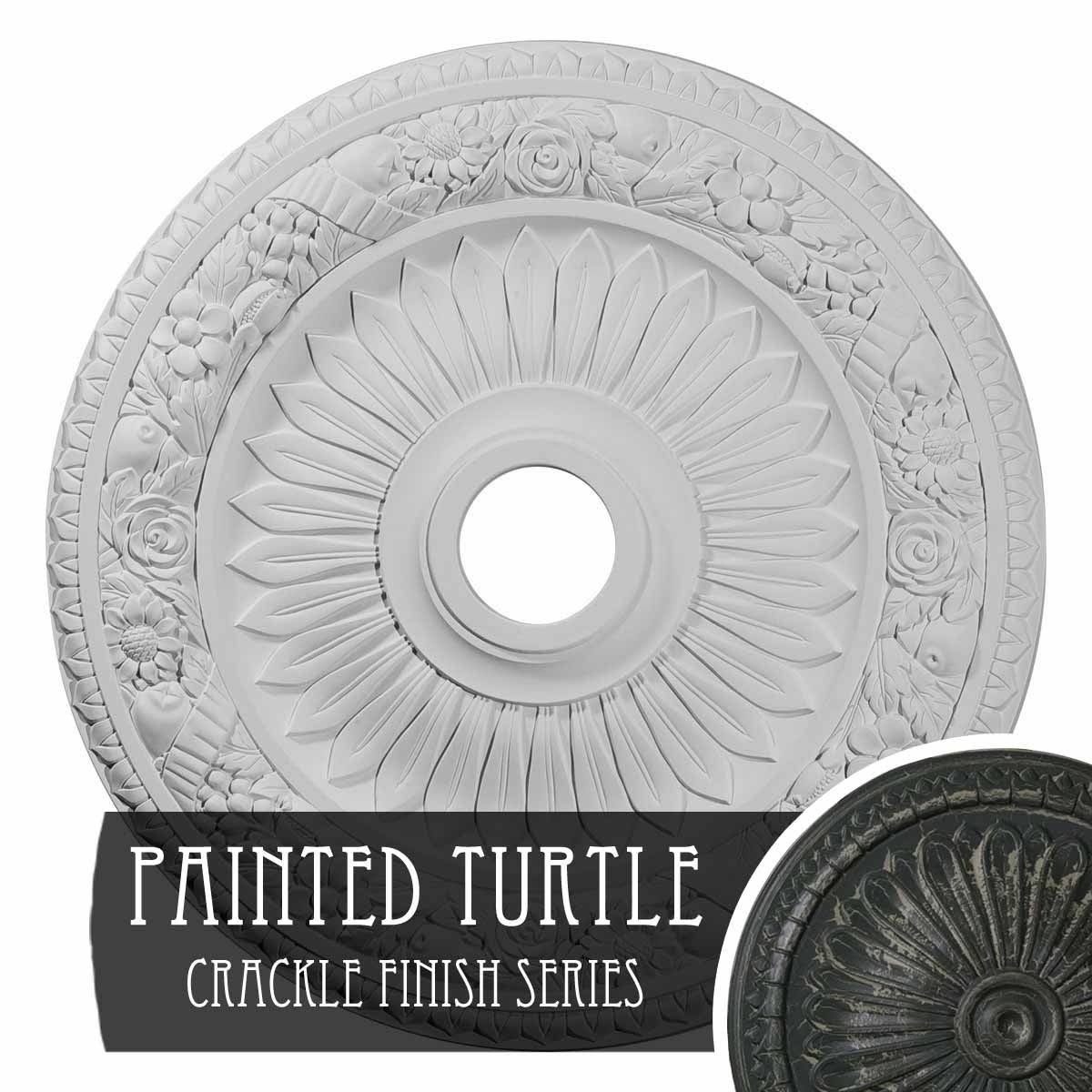 Hand-Painted Ceiling Medallion K399597