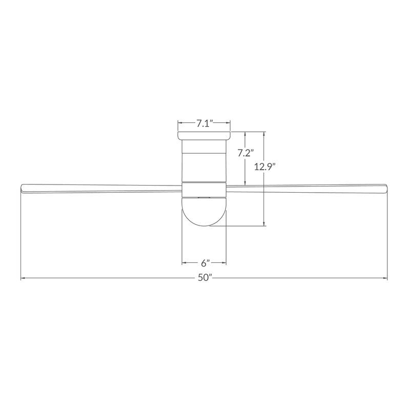 Cirrus Flush 50x22 Ceiling Fan X807