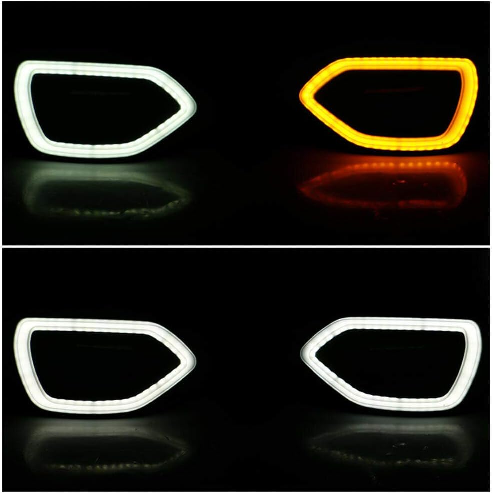 Smoked Grille Light Assembly, Front LED White & Yellow Lights, Pack of 2 L4835