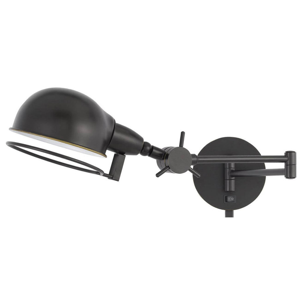 Swing Arm Wall Lamp with Adjustable Shade Dark Bronze T53911