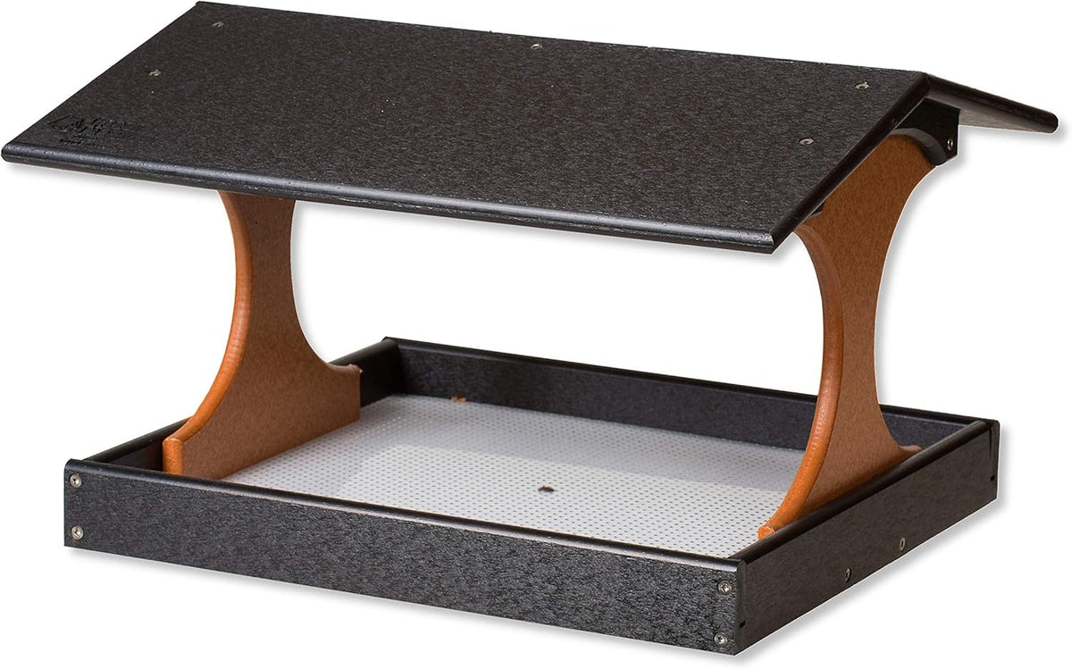Black & Cedar Bird Feeder E49567