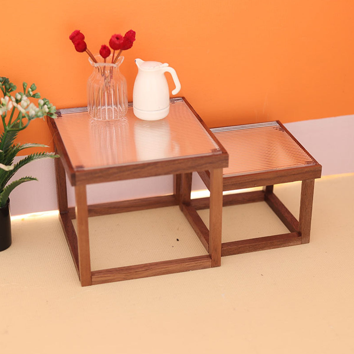 Black Walnut Stripe Coffee Table Model G795870