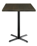 Espresso Wood 30in Square Bistro Table X517269