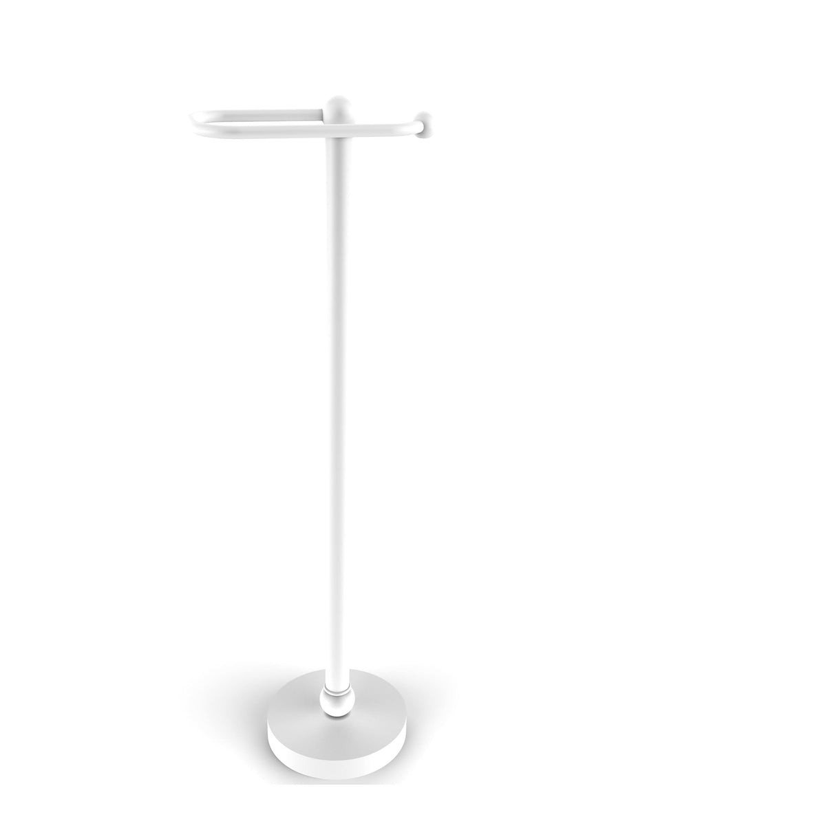 Satin Chrome Free Standing Toilet Tissue Holder V8701