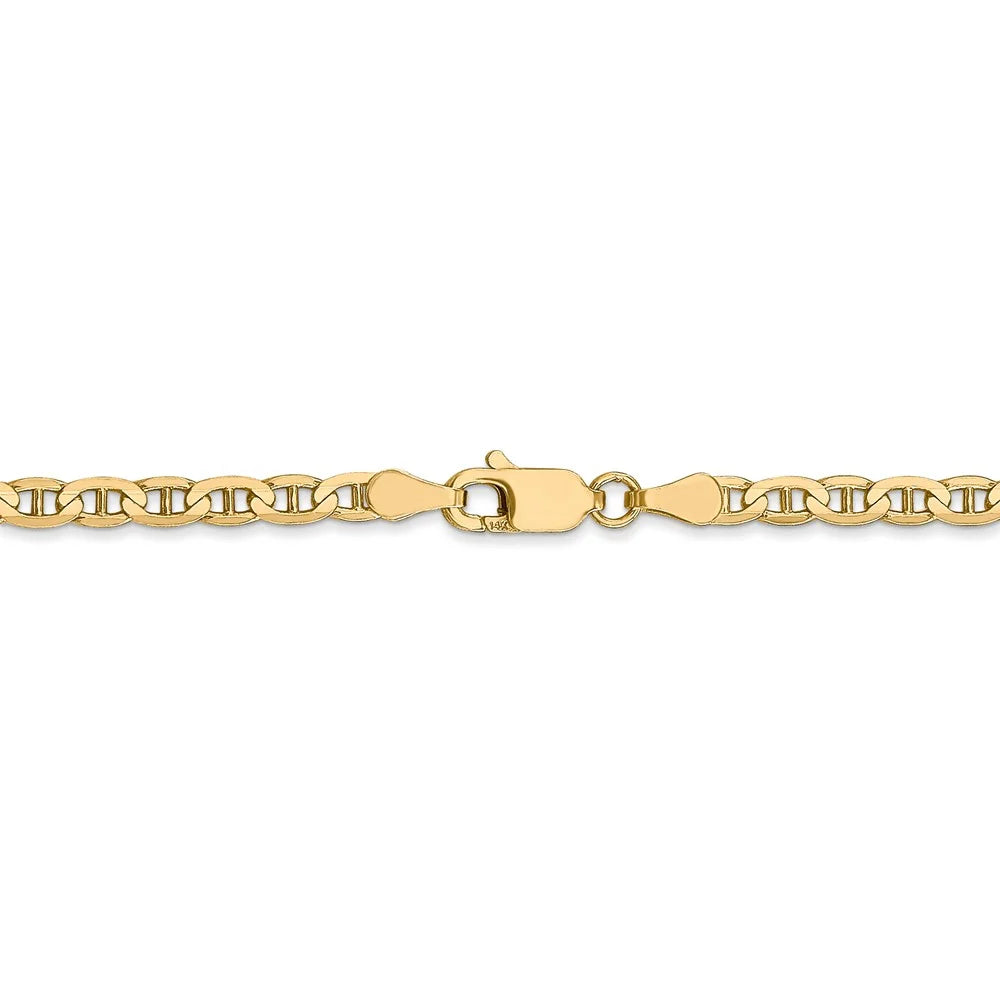 14kt Yellow Gold 22 inch Anchor Chain N95856