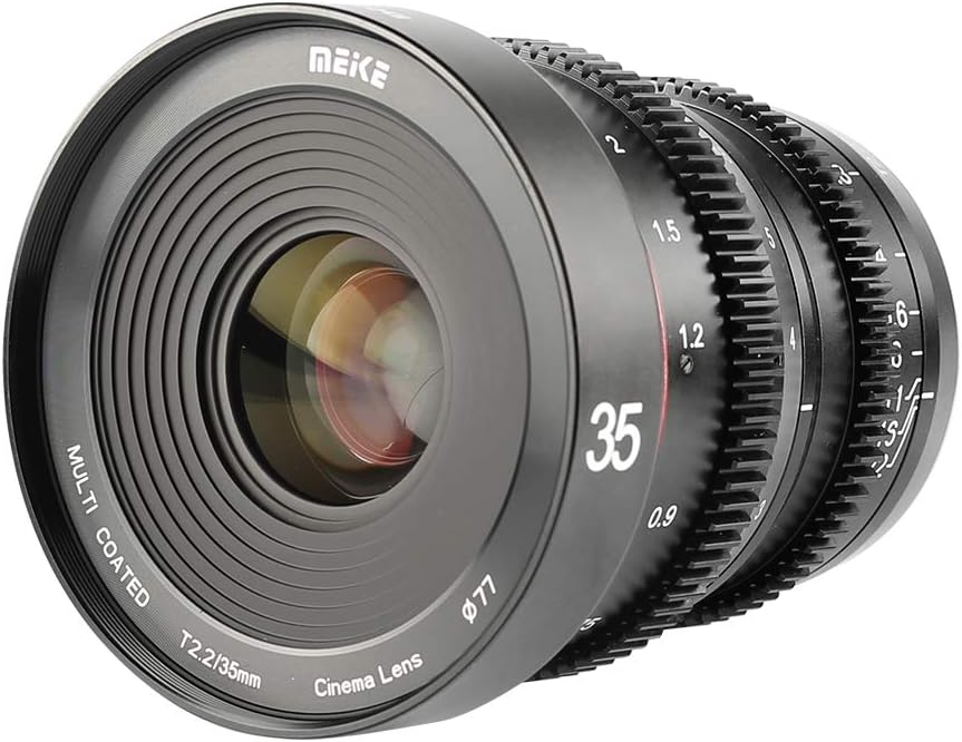 35mm T2.2 Manual Focus Cinema Lens for M43 Mount Cameras T106