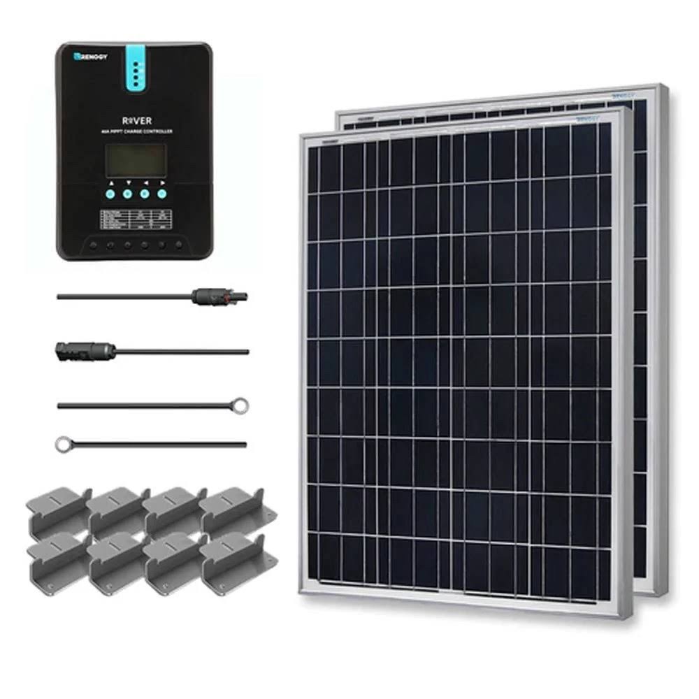 200 Watt 12 Volt Solar Starter Kit with MPPT Charge Controller A751