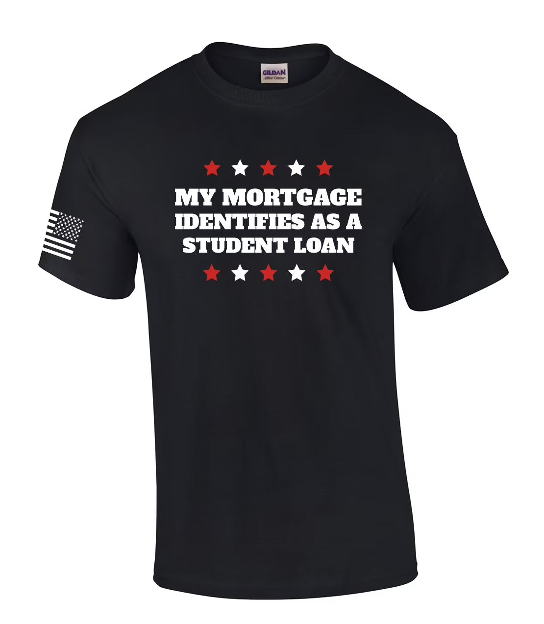 Black Short Sleeve Graphic T-shirt K2159