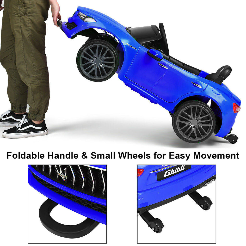 Blue 12 V Remote Control Kids Ride on Car V8290