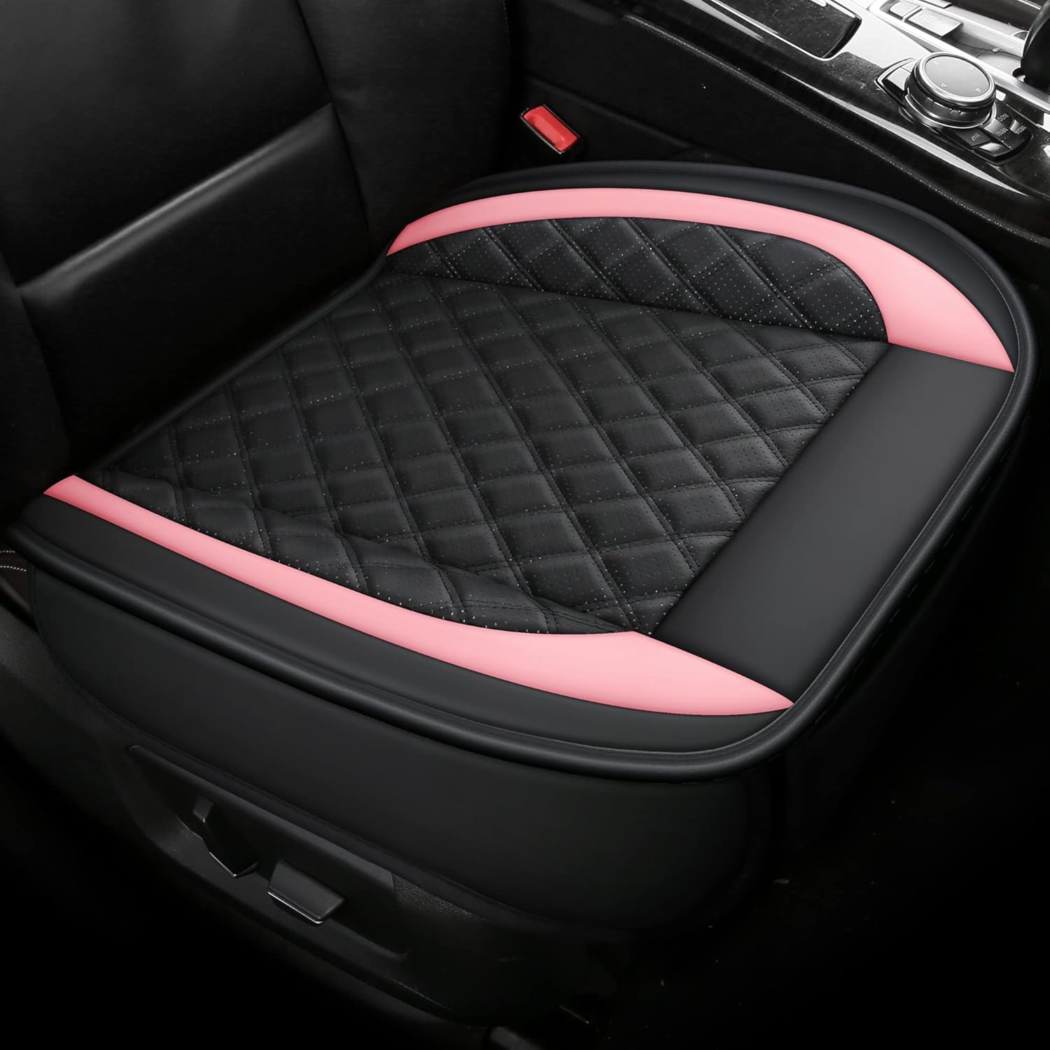 Gray PU Car Seat Cover Protector for Front Seat Bottom H761624