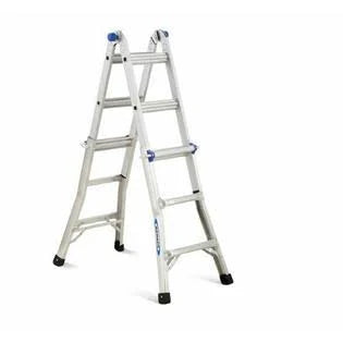 13 ft Aluminum 300 lb Telescoping Multi Step Ladder I325