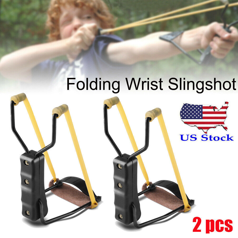 Hunting Folding Wrist Brace Slingshot Catapult B893042