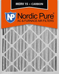 16x20x4 MERV 15 Pleated Carbon Air Filters 2 Pack G7351