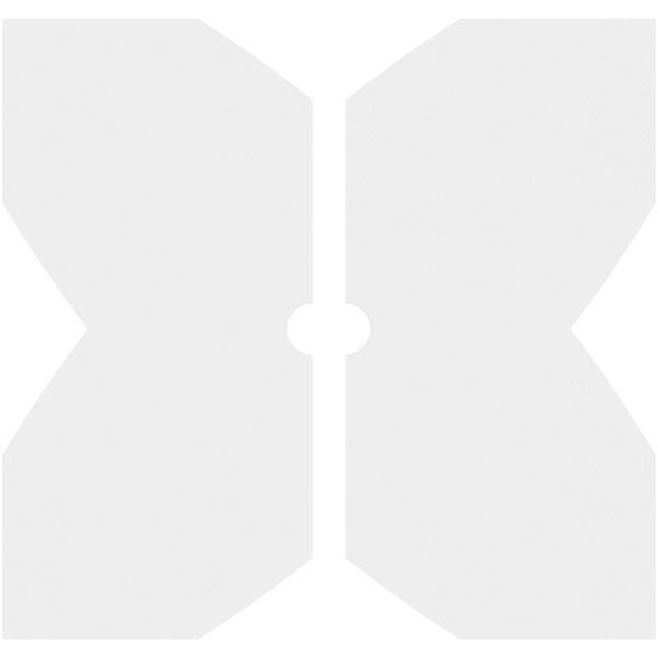 Contemporary PVC Ceiling Medallion Two Piece O688