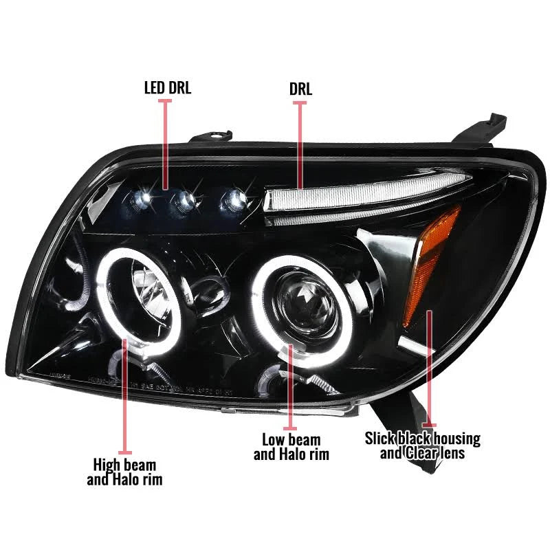 Glossy Black Projector Headlights for Toyota 4Runner K25141