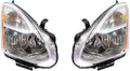 Headlight Assembly for Nissan Rogue 2009-2010 Driver and Passenger Side X5765